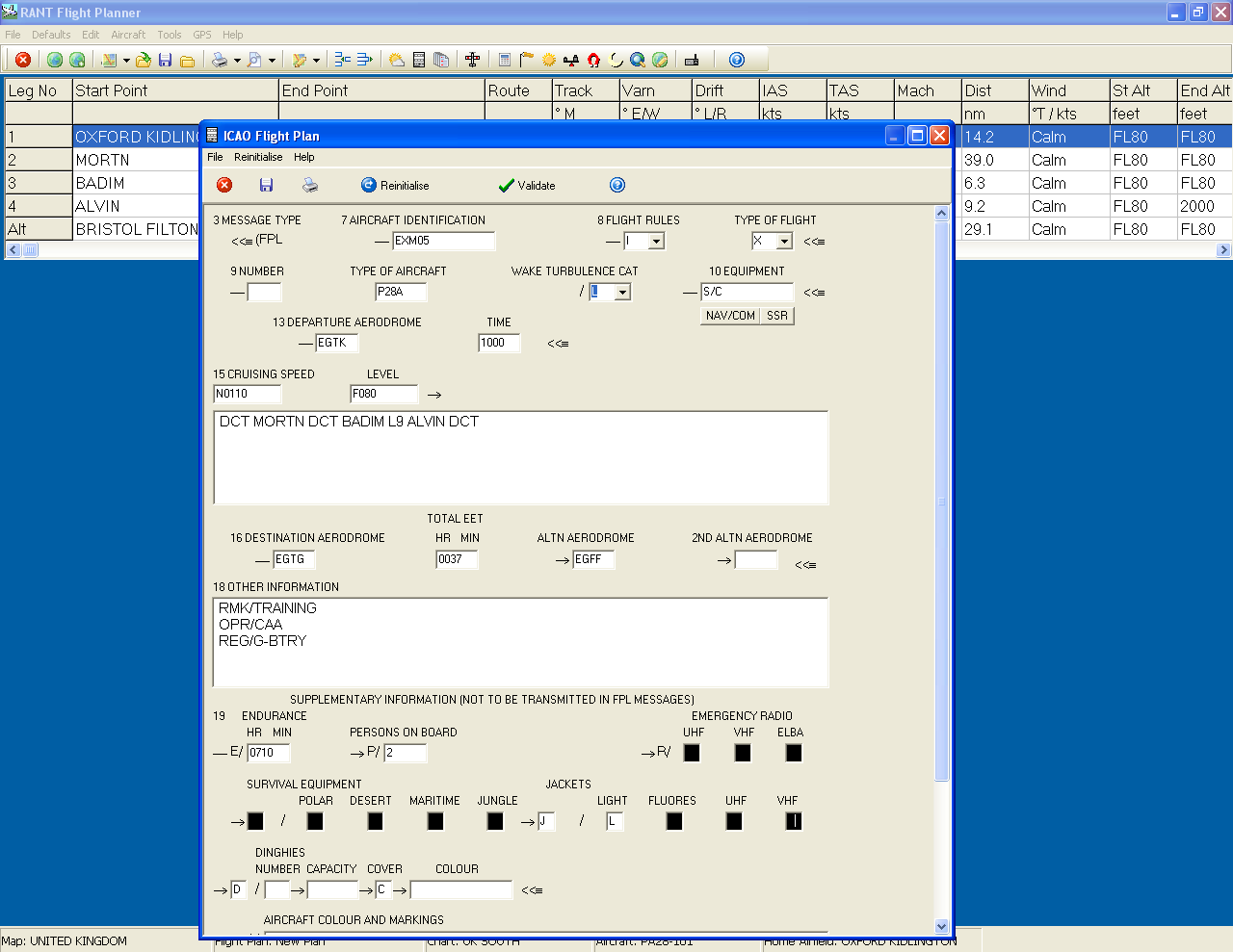 Flight planner